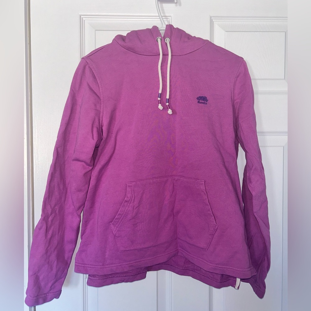 Purple roots sweater